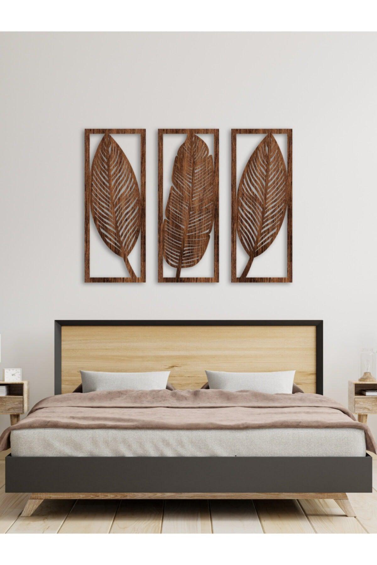 Leaf Patterned 3-Wall Wall Decor - Swordslife