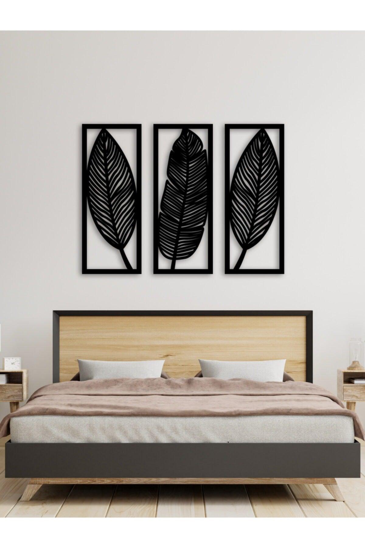 Leaf Patterned 3-Wall Wall Decor - Swordslife