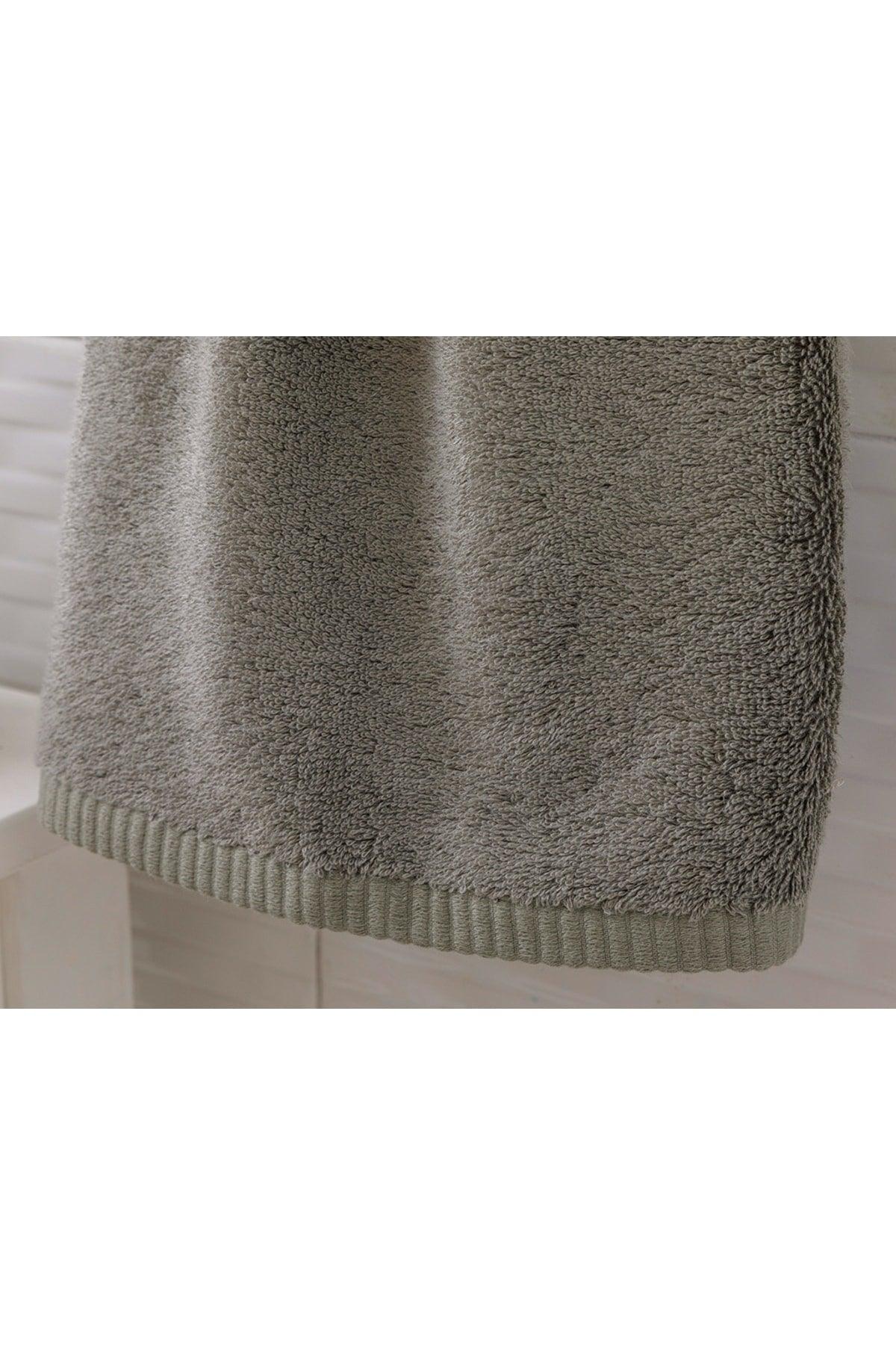 Leafy Bamboo Face Towel 50x90 Cm Dark Gray - Swordslife