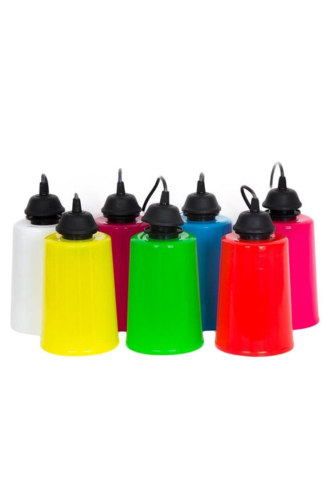 Led 7 Color Mixed Wood Luminaire+ 7 Pieces 10