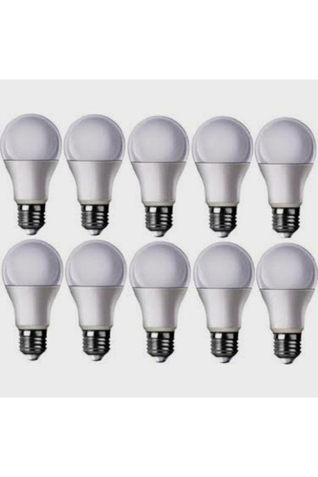 Led Bulb 10 Pieces Daylight 9 Watt