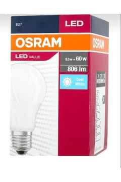10-Pack 8.5W Warm White LED Bulbs (E27)