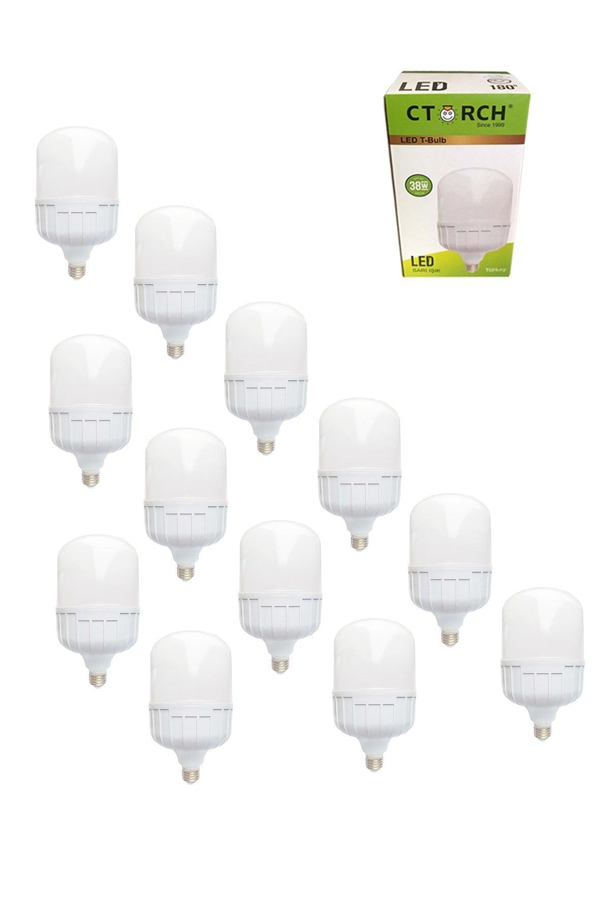 Led Bulb 38w Yellow Light E27 3000k Set of 12