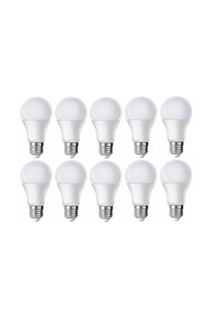 Led Bulb White Color 12 Watt Saving 10 Pack - Swordslife
