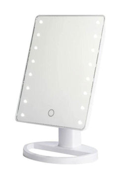 Battery-Powered LED Lighted Makeup Mirror with Touch Control