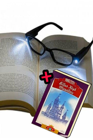 Led Lighted Book Reading Glasses Glassless Glasses - Swordslife