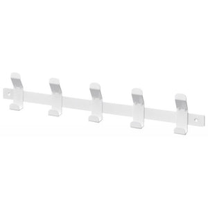 LEGAL LA IS coat hook strip - steel lacquered gray / hook: 5 / L: 750 mm - Swordslife