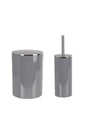 Lenox Trash + Toilet Set of 2 Gray