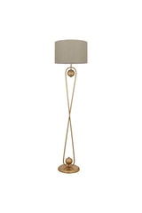 Letta Tumbled Cap Tumbled Modern Design Footed Lampshade Lamp Metal Floor Lamp - Swordslife