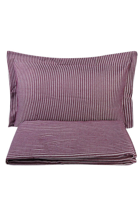 Lexus Claret Red Double Bedspread Set - Swordslife
