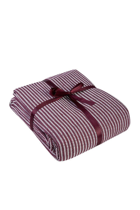 Lexus Claret Red Double Bedspread Set - Swordslife