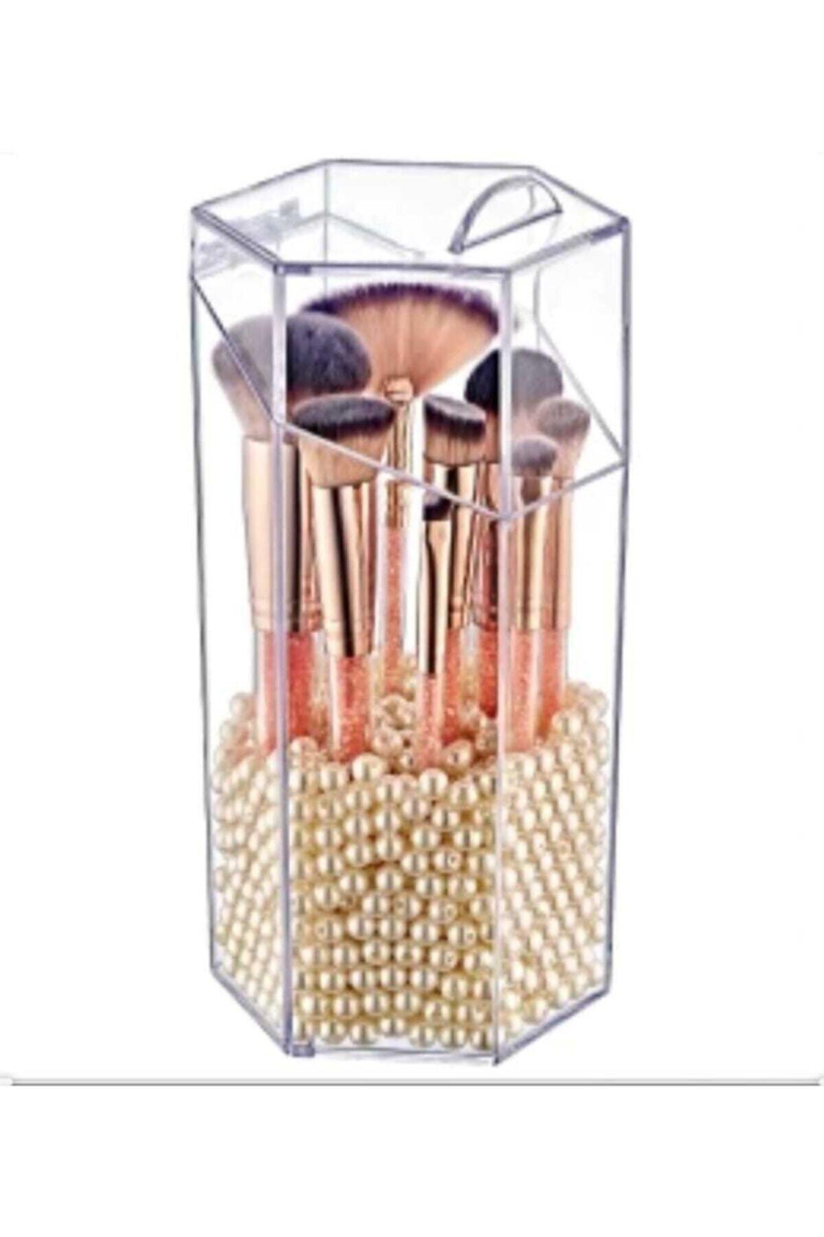 Brush Holder with Cover - Makeup Organizer - Swordslife