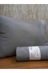 Life Single Elastic Bed Sheet +1 Pillowcase 100x200 Plain Gray EcflatsGray Sheets - Swordslife