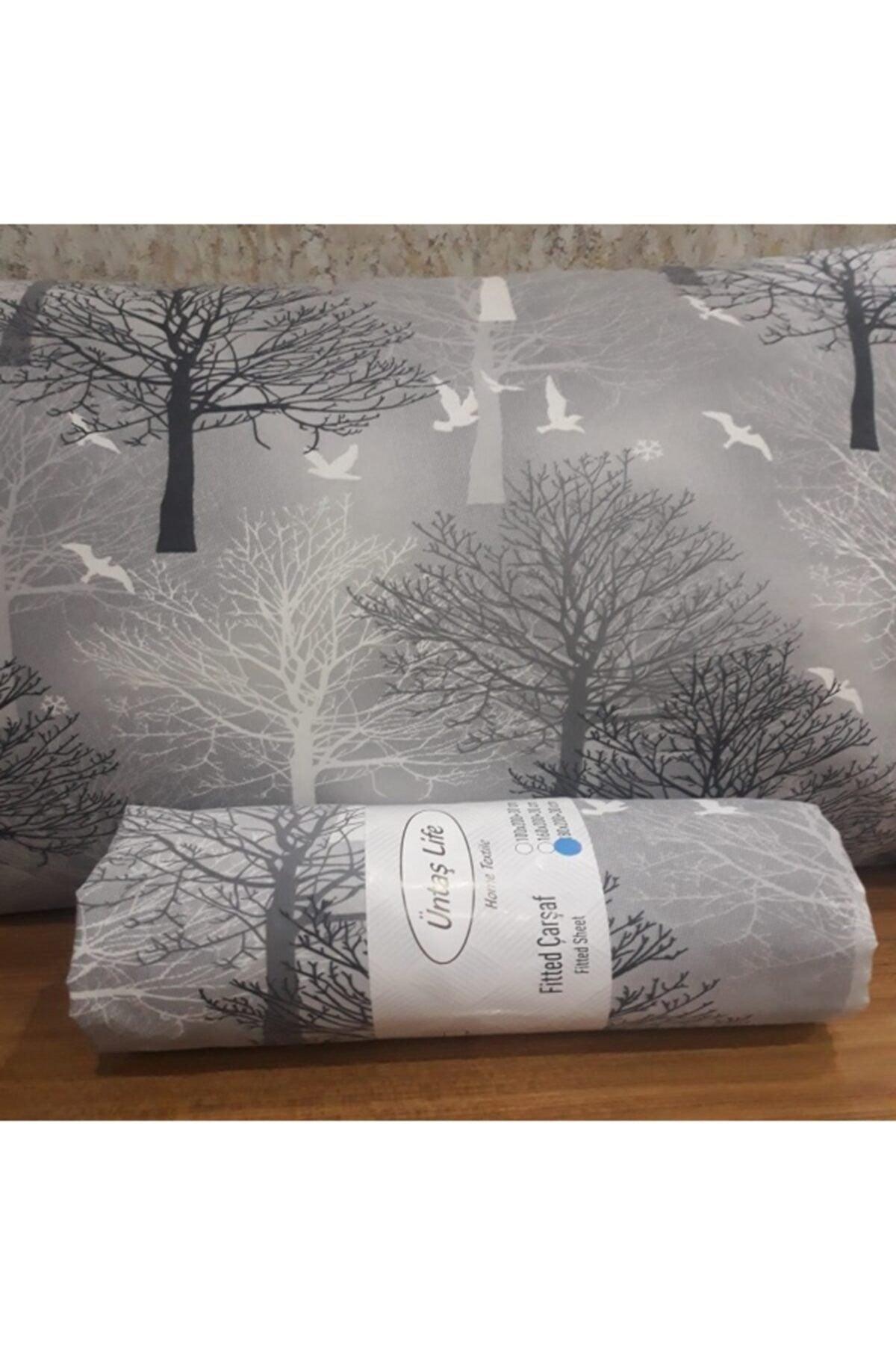 Life Single Elastic Bed Sheet +1 Pillowcase 100x200 Gray - Swordslife