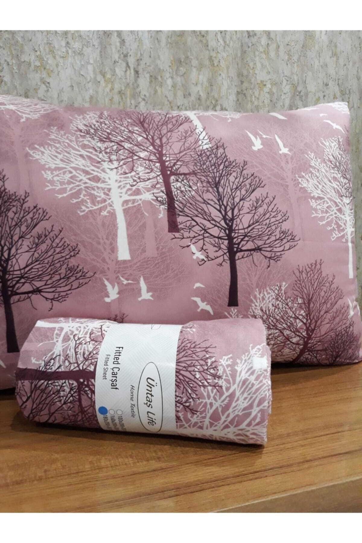 Life Single Elastic Bed Sheet 1 Piece Pillowcase 100x200 Pink Ecçrşfağaç05 - Swordslife