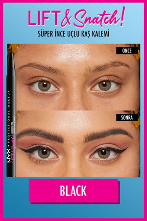 Lift & Snatch! Brow Tint Pen Black - Brow