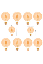 Lighting 7w G95 Flemish Rustic Honey Color