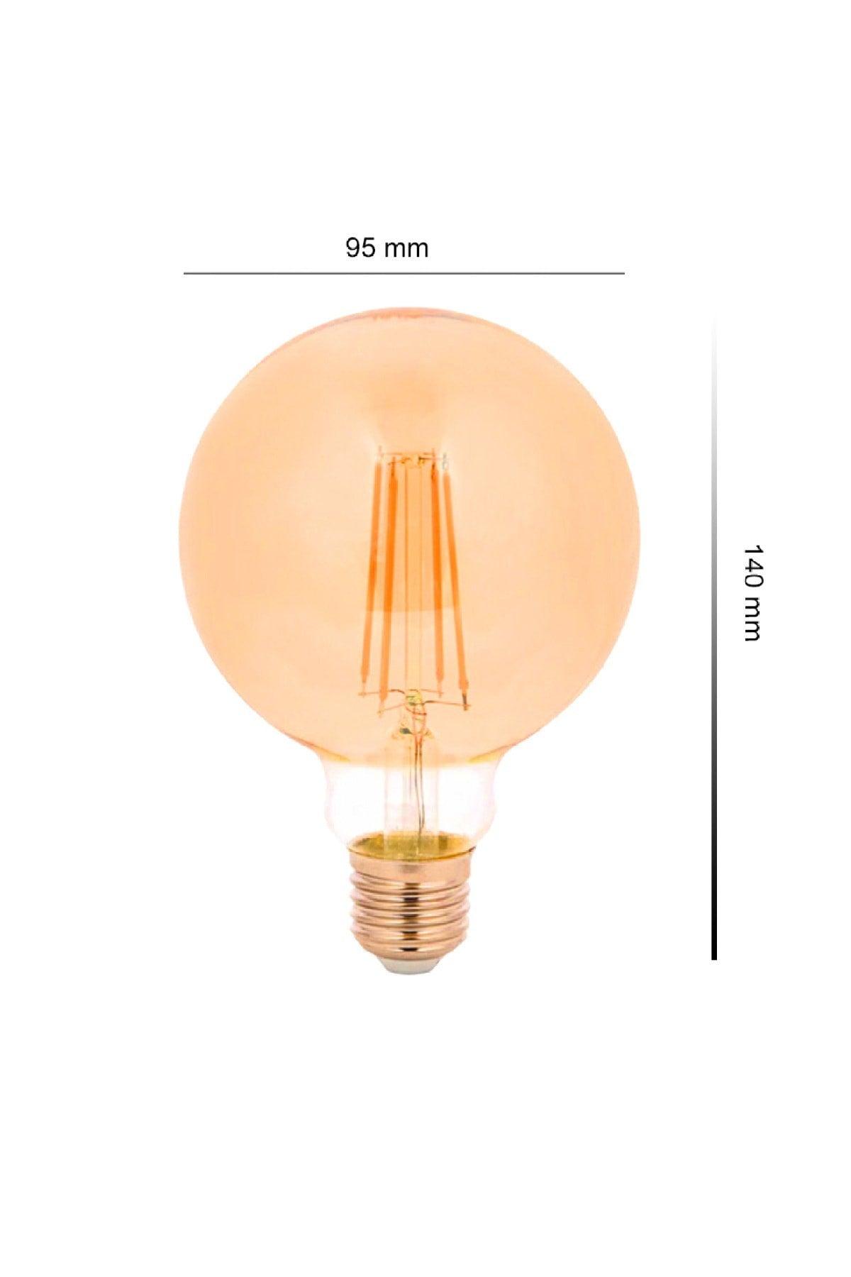 Lighting 7w G95 Flemish Rustic Honey Color