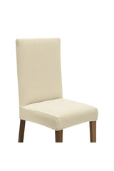 Lycra Washable 4-Seat Chair Cover | Chair Cover Cream - Swordslife