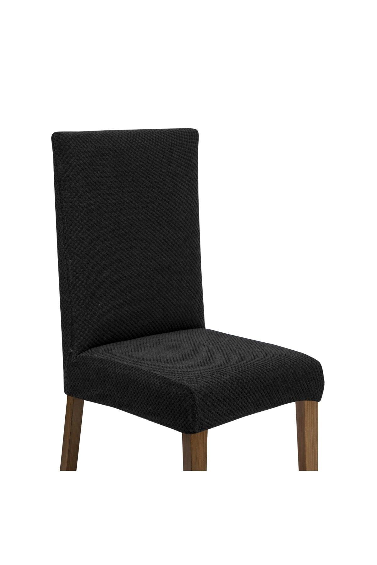 Lycra Washable Single Chair Cover | Chair Cover Anthracite - Swordslife