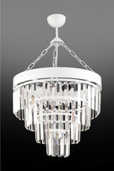 Linda 40's White Crystal Stone Chandelier - Swordslife