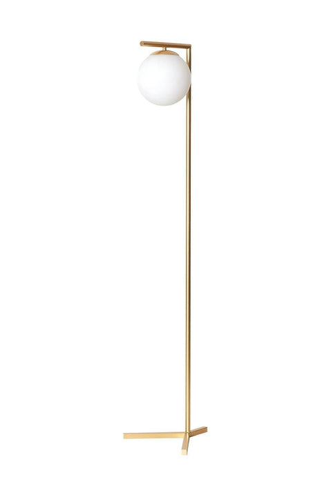 Linda Yellow Metal Body White Glass Design Luxury Floor Lighting Floor Lamp - Swordslife