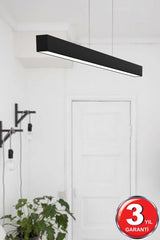 Linear 120cm (Black Case, Daylight) Led Pendant Lamp Modern Led Chandelier-linear Led Luminaire - Swordslife