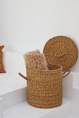 Laundry Basket With Lid Wicker Basket Large Size