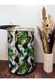 Laundry Basket, Organizer And Multi-Purpose Basket - Green Leaf 60x40cm - Swordslife