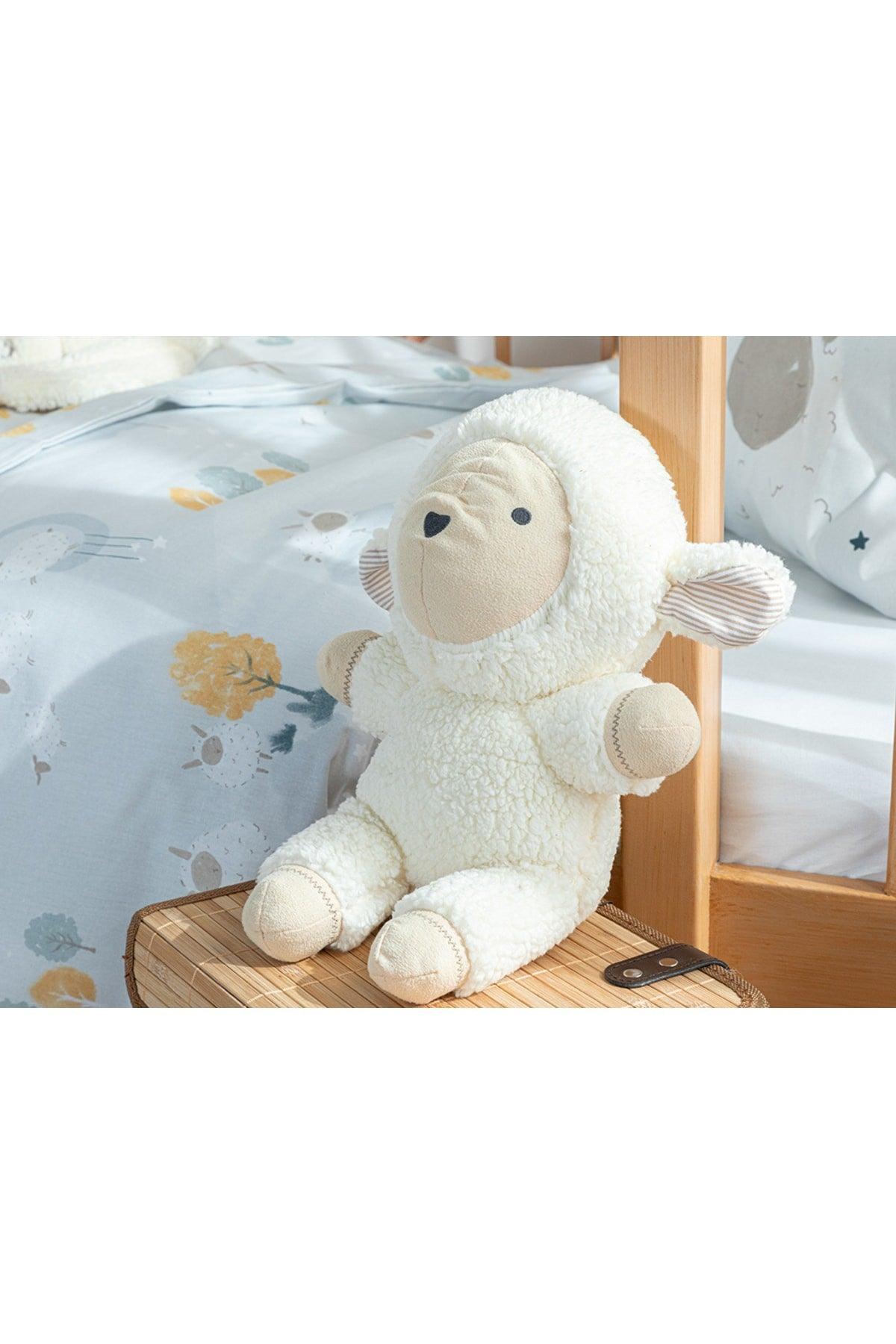 Little Lamb Decorative Pillow 32x27 Cm Ecru - Swordslife