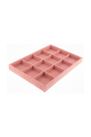 Local Suede Pink 12 Section Jewelry Service