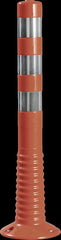 Post-lock PU white/red D.80xH.750mm zoom Screw open - Swordslife