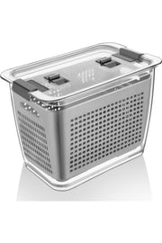 Lossa Organizer Fruit Vegetable Storage Container With Strainer And Compartments 9 Lt - Swordslife