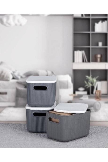 Lova 3-pack Shell 6lt Gray Decorative Multi-Purpose