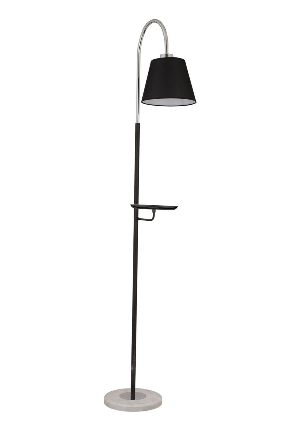 Lumina Black Cap Chrome Modern Design Floor Lampshade Lamp Metal Floor Lamp - Swordslife