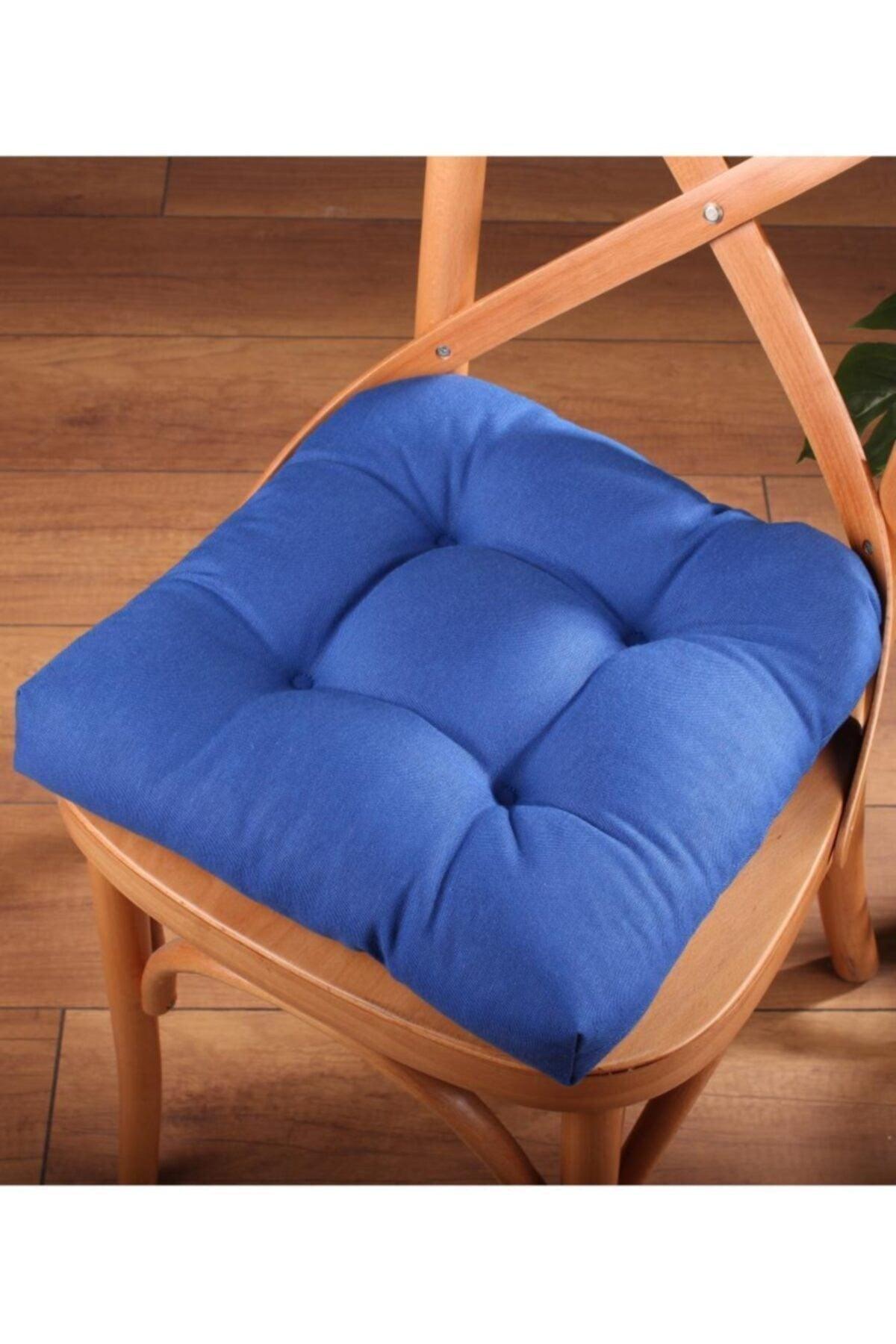 Luxury Pofidik Navy Blue Chair Cushion Special