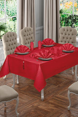 Luxury Colber Table Cloth Set for 12 Persons (red) - Swordslife