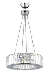 Luxury Diamond 37 Cm Chrome Chandelier