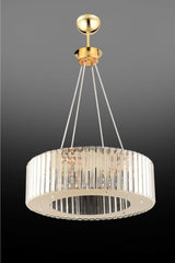 Luxury Diamond 45 Cm Gold Crystal Stone Chandelier - Swordslife