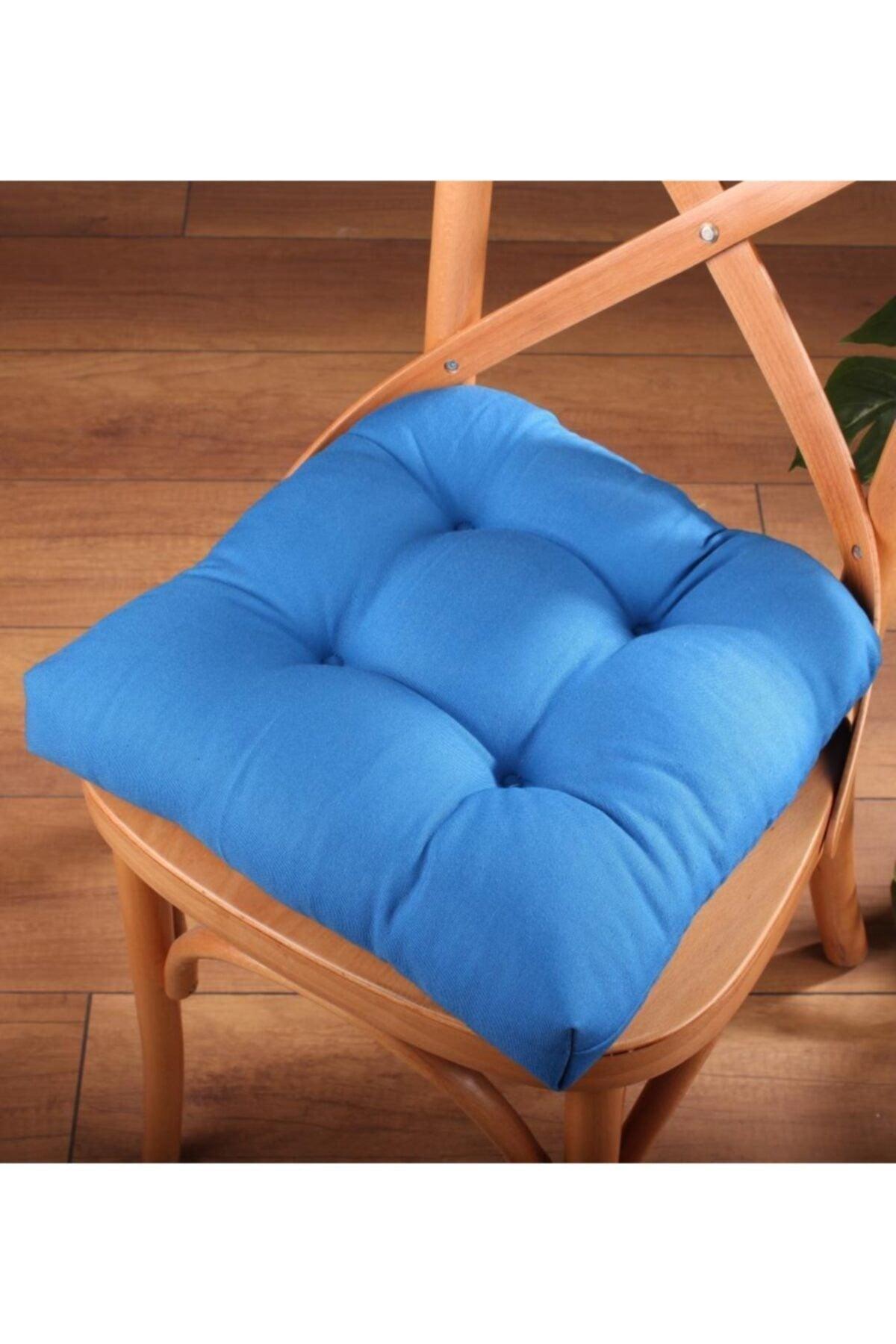 Lux Pofidik Blue Chair Cushion Special Stitched Laced 40x40cm - Swordslife