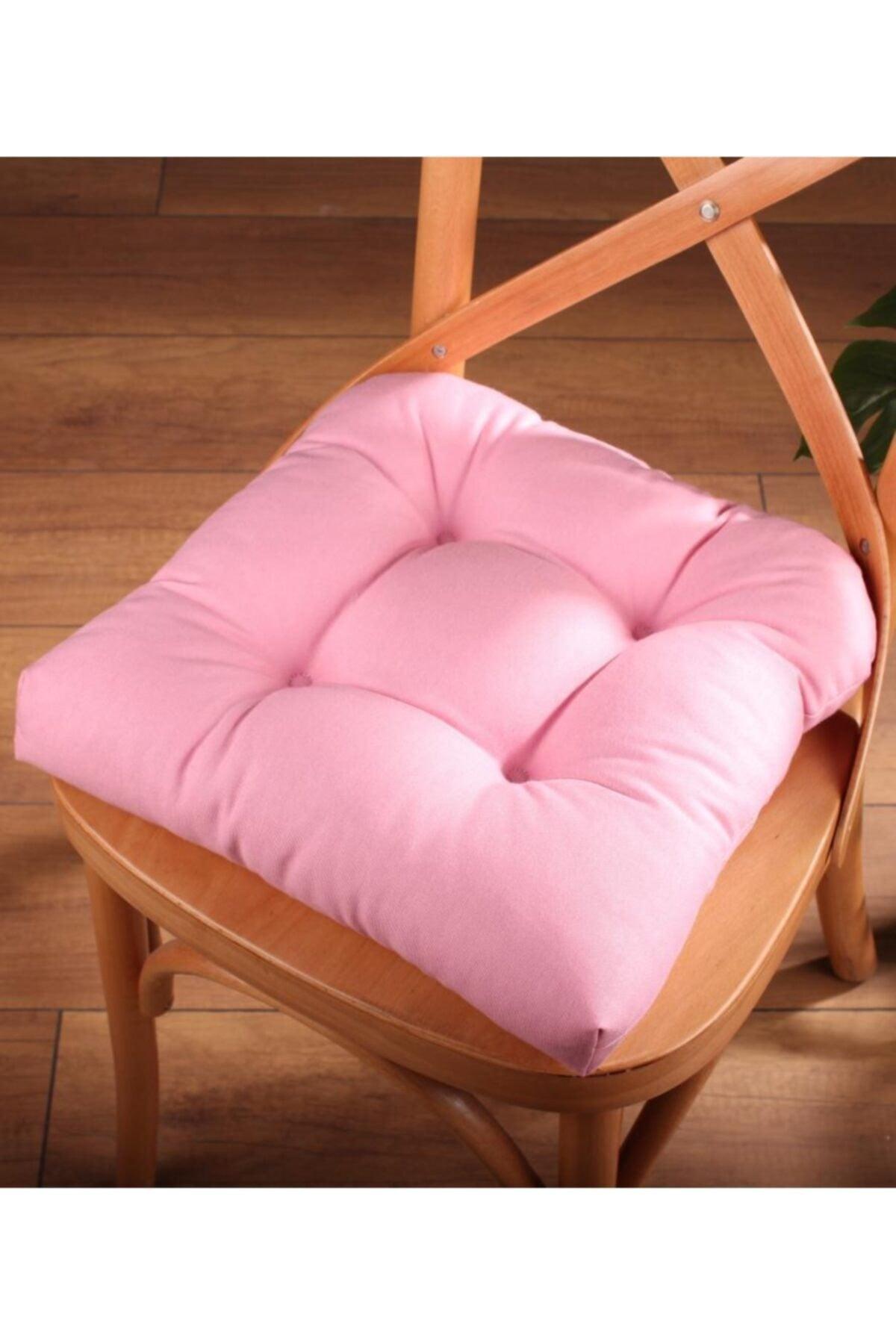 Lux Pofidik Pink Chair Cushion Special Stitched Laced 40x40cm - Swordslife