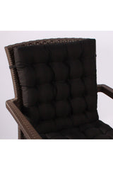 Luxury Pofidik Rattan Lotus Chair Cushion 45x95 Black - Swordslife