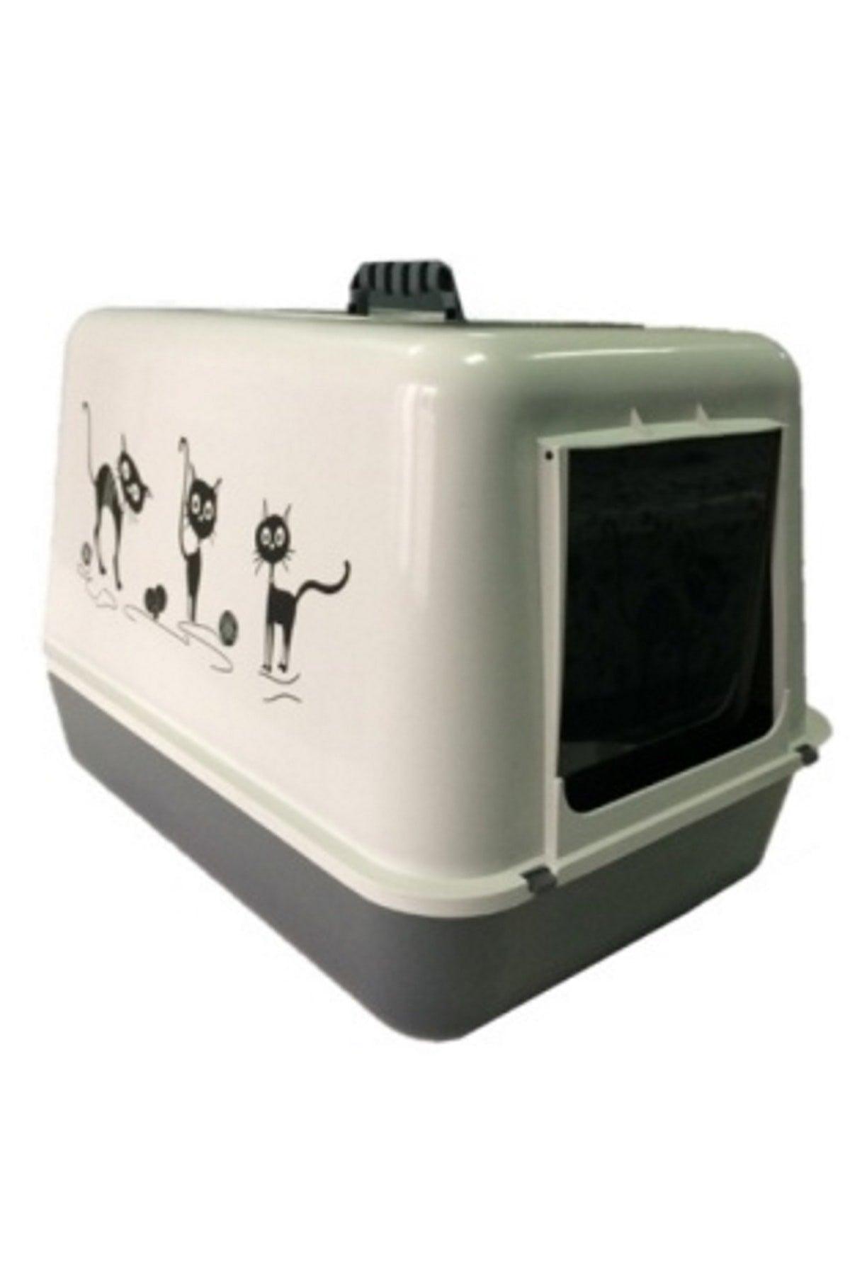 Luxury Xxl Large Size Cat Toilet Tray (rubber