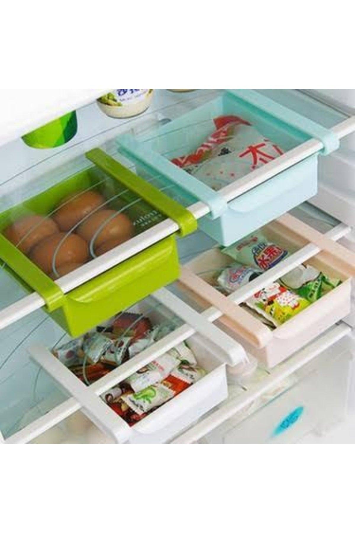 Luxmilard Adjustable Refrigerator Organizer Basket Drawer Shelf Organizer - Swordslife