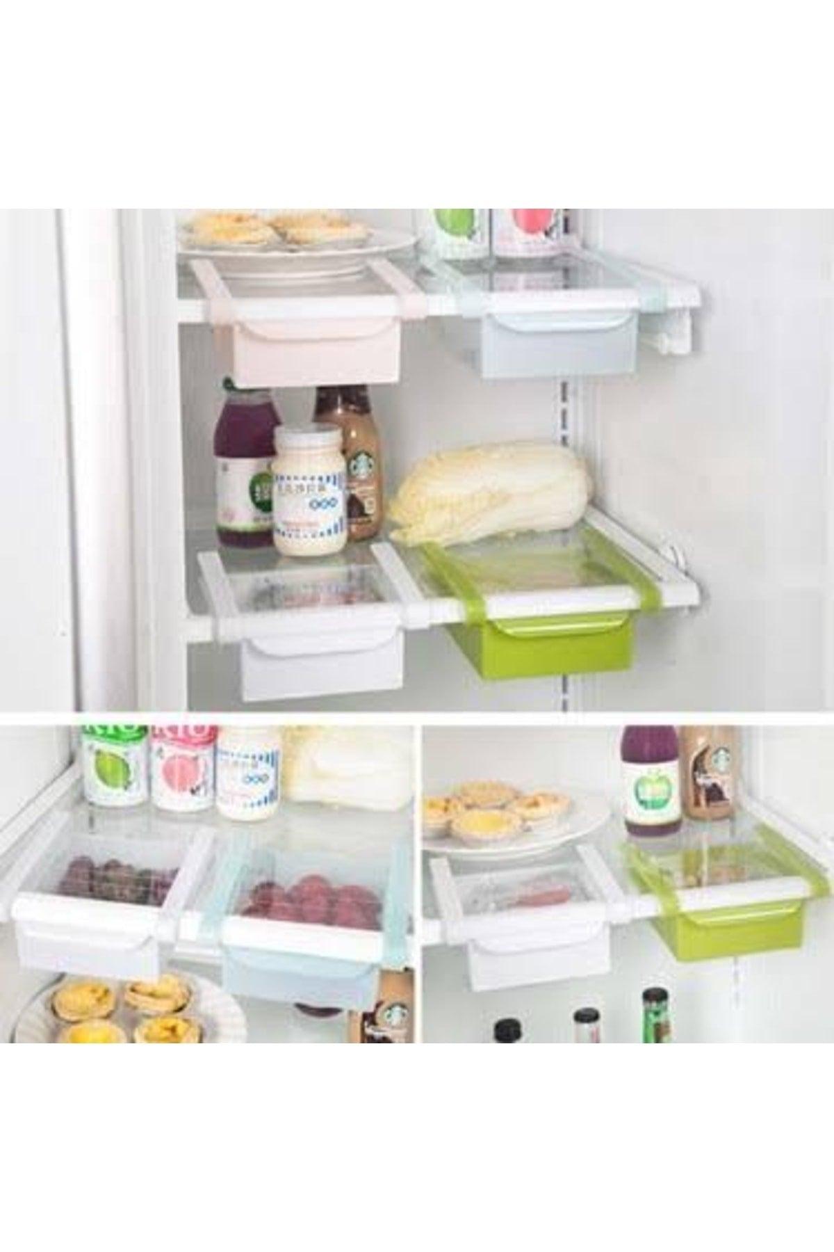 Luxmilard Adjustable Refrigerator Organizer Basket Drawer Shelf Organizer - Swordslife