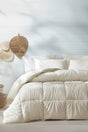 Macaron Double Quilt - Pillow Set - Cream - Swordslife