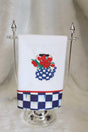 Mackenzie Blue Embroidered Kitchen Towel - Swordslife