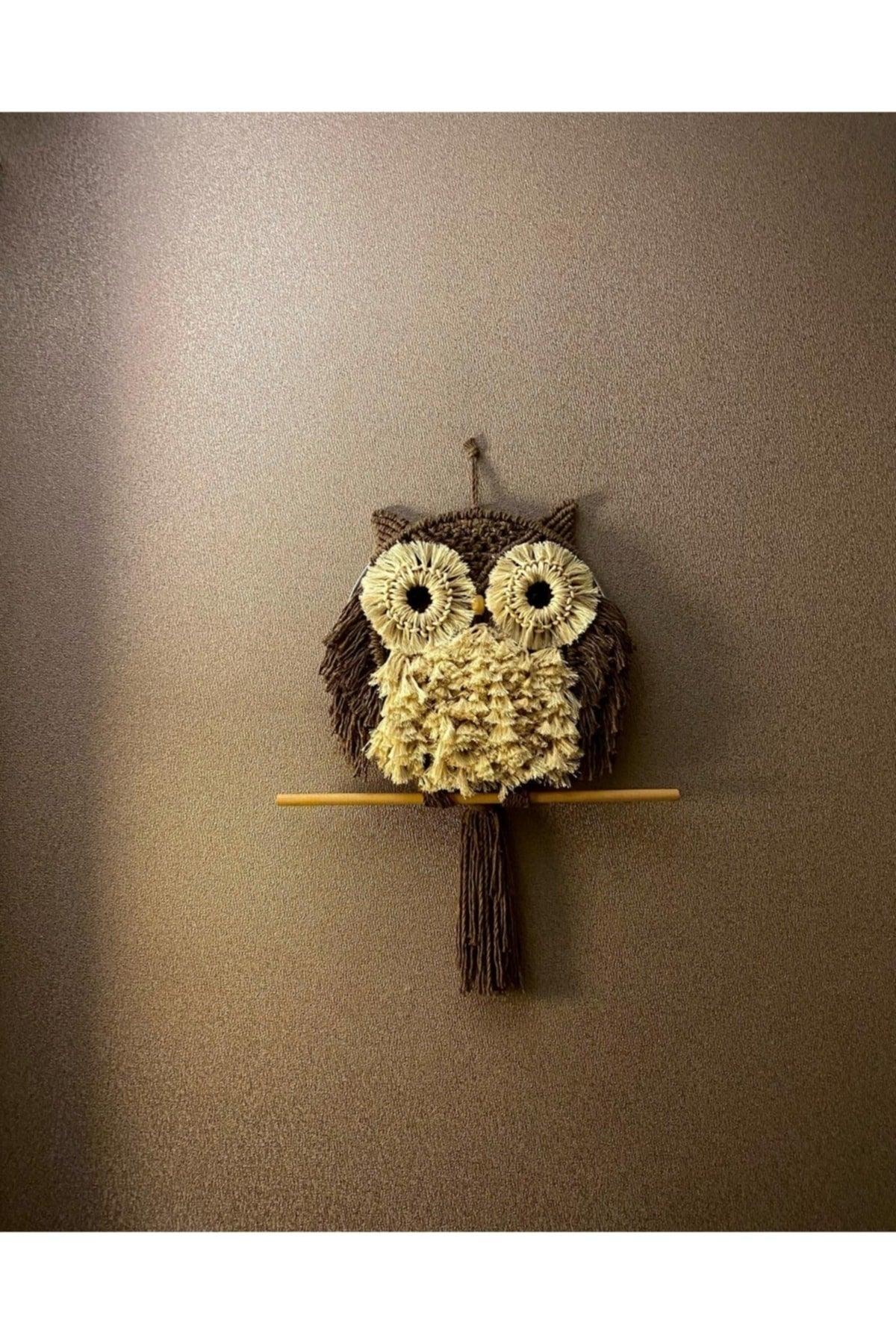 Macrame Owl Wall Ornament - Swordslife