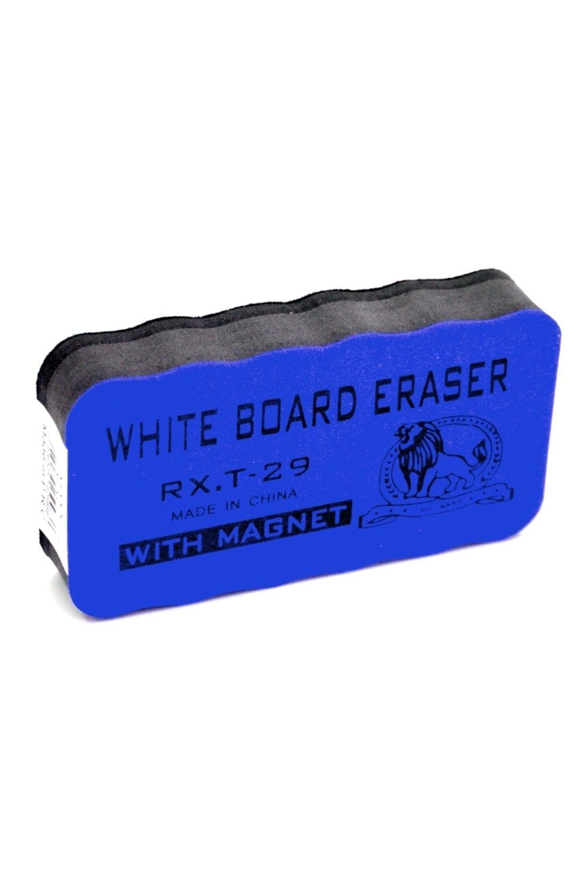 Magnetic Blackboard Eraser 1 Piece Blue