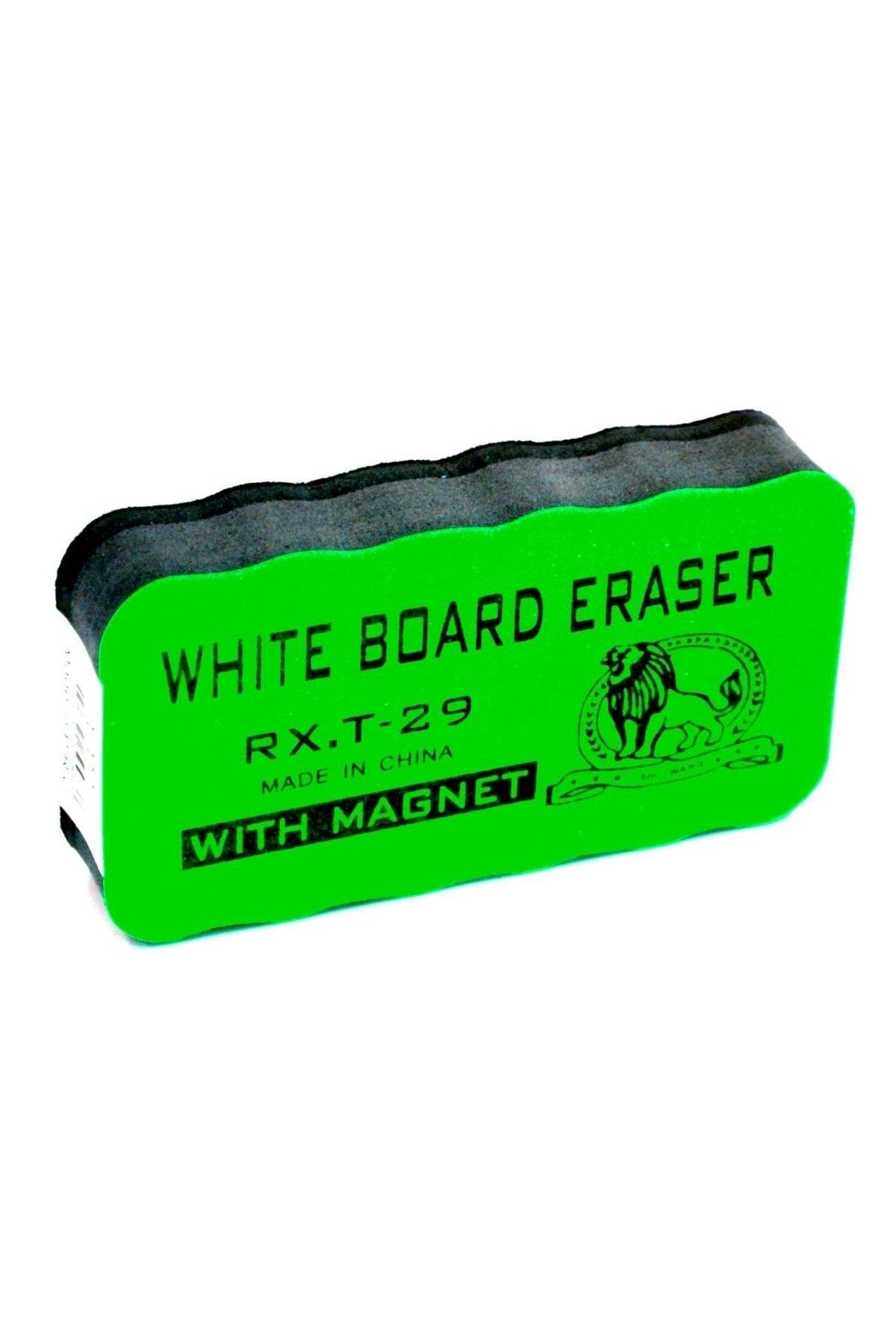 Magnetic Blackboard Eraser 1 Piece Green